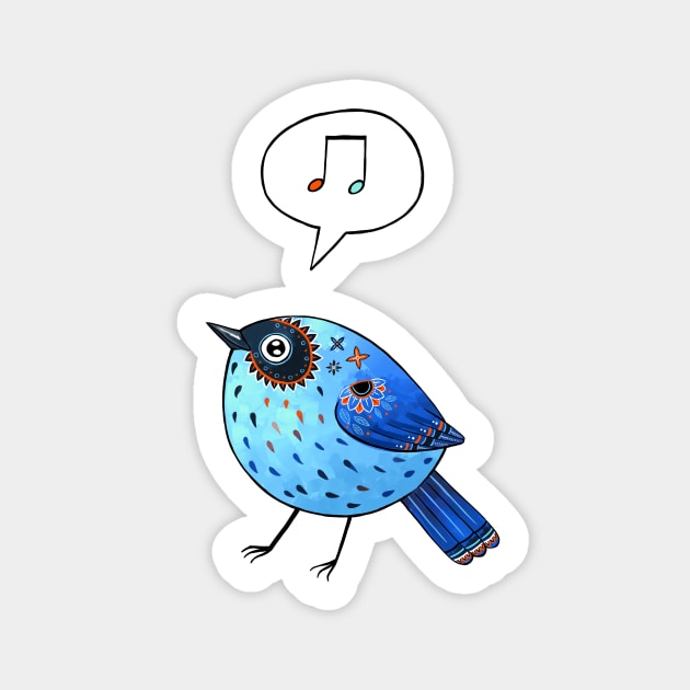 Blue Bird Sticker by Freeminds